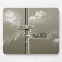 Sackgasse-Büffel Mousepad