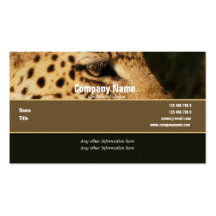 Safari-Visitenkarten, Leoparden - kundengerecht