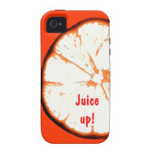 Saft herauf orange Scheibe iphone Abdeckung iPhone 4 Case
