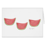 Saftige Wassermelone-Karten