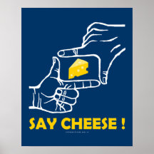 Sagen Sie Käse! Posterdruck