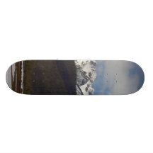 Sägezahn-Gebirgsschnee-Spitzen Skateboarddecks