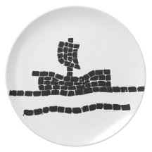 Sail boat plate