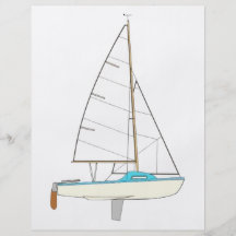 Sailing Boat - Voilier (05) Bedruckte Flyer