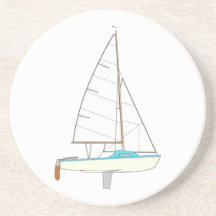 Sailing Boat - Voilier (05) Getränke Untersetzer