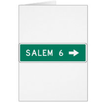 Salem-Landstraßen-Zeichen Karten