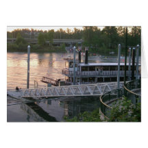 SalemRiverboat Grußkarte