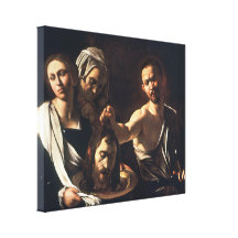 Salome mit Kopf von Johannes der Täufer - Caravagg Leinwanddrucke