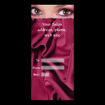Salon-Geschenkgutschein, Gestell-Karte werbeflyer