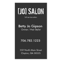 Salon-Inhaber-Stylist Visitenkartenvorlage