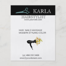 Salon-u. Wellness-Center-Haar-Sorgfalt Flyerdruck