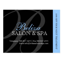 Salon-und Wellness-Center-Werbungs-Postkarte