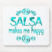 Salsa macht mich glücklich mauspads