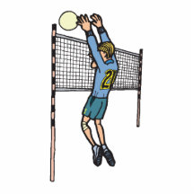 Salve-Cartoongraphik der Volleyballspitzenmänner Photoskulptur