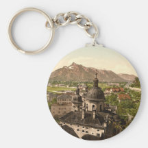 Salzburg und Untersberg, Österreich Schlüsselanhänger