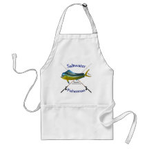 Salzwasserfischer Dorado Mahi Mahi Schürze