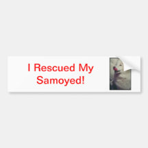 Samoyed Auto Sticker