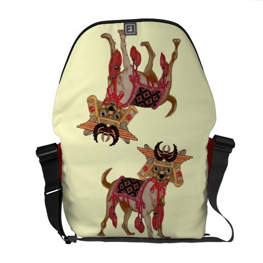 Samuraichihuahua-Rickshaw-Bote-Tasche Kurier Tasche