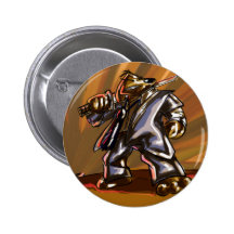 Samurais Sam Anstecknadelbuttons