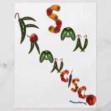 San Francisco Chili-Paprikaschoten Flyer