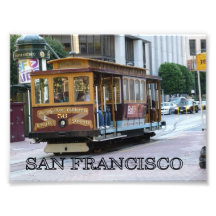 San Francisco Drahtseilbahn Fotodrucke