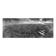 San Francisco Erdbeben-Ruinen von Panorama 1906 Fotografien