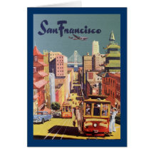 San Francisco Grußkarte