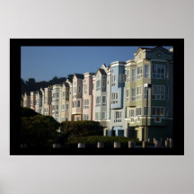 San Francisco Häuser Posterdrucke