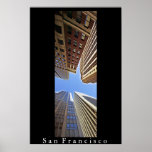 San Francisco, Montgomery Straßen-Gebäude Plakat