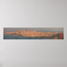 San Francisco panoramisch Poster
