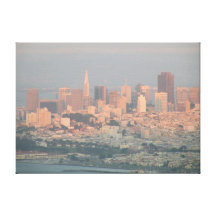 San Francisco Sonnenuntergang Gespannte Galeriedrucke