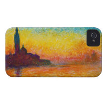 San Giorgio Maggiore an der Dämmerung Claude Monet iPhone 4 Case-Mate Hülle