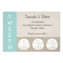 Sand-Dollar u. Einladung des Leinwand-Bonbon-16