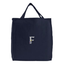 Sand-Eimer-Monogramm gestickte Tasche des Buchstab