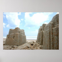 Sandcastles-Foto-Druck Plakatdrucke