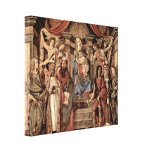 Sandro Botticelli - Madonna inthronisiert und Heil Galerie Gefaltete Leinwand