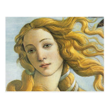 Sandro Botticelli - Venus (Detail) Postkarte