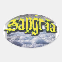 Sangria-Aufkleber