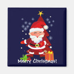 Sankt-fröhlicher Weihnachtsmagnet Magnete