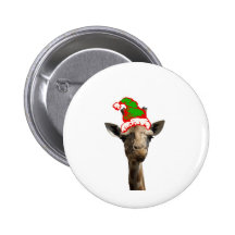 Sankt-Giraffe Anstecknadelbuttons