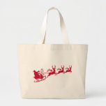 Sankt mit Pferdeschlitten und Ren, Weihnachtsentwu Taschen