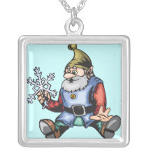 Sanktelf und -schneeflocke selbst gestalteter schmuck