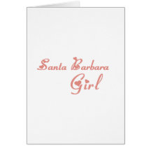 Santa- Barbaramädchent-shirts Karten