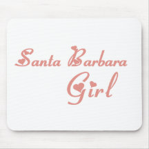 Santa- Barbaramädchent-shirts Mauspad