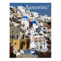 Santorini, Griechenland Postkarten