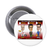 Santorum, Paul Romney Button