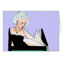 Sapphic Punk Grußkarte