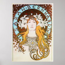 Sarah Bernhardt, Mucha Plakate