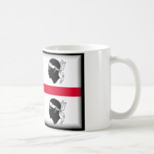 Sardinien-Flagge Tee Tassen