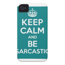 Sarkasmus iPhone 4 Case-Mate Hülle